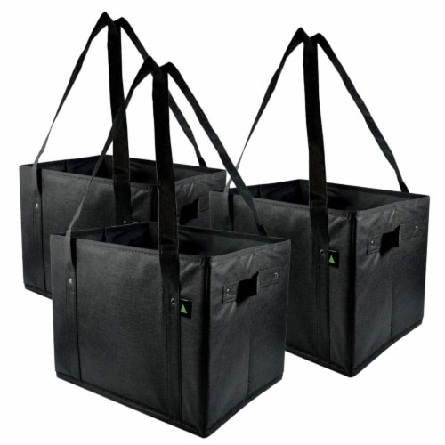 Reusable Grocery Box Bags Collapsible Bins Foldable Storage