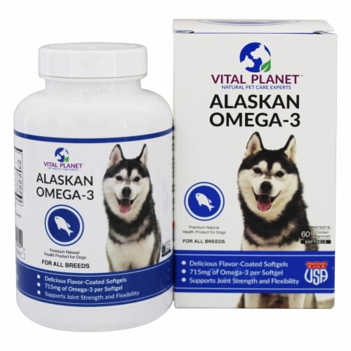 Vital Planet  Alaskan Omega-3 For Dogs   Chicken Perspective: front