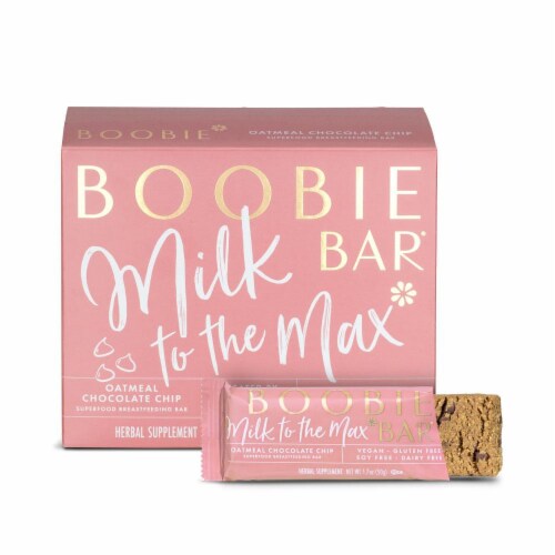 Boobie Bar - Oatmeal Chocolate Chip Perspective: front