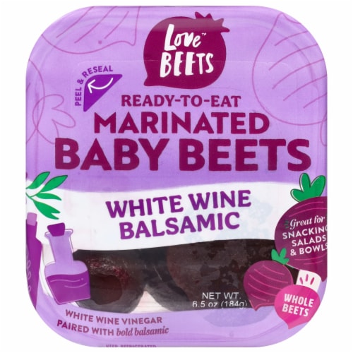 Love Beets™ White Wine + Balsamic Ready-To-Eat Beets Perspective: front
