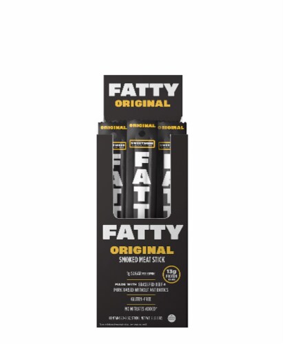 Sweetwood™ Fatty Original Smoked Meat Stick Perspective: front