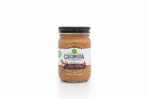 Georgia Grinders All Natural Maple-Caramel Almond Butter Perspective: front
