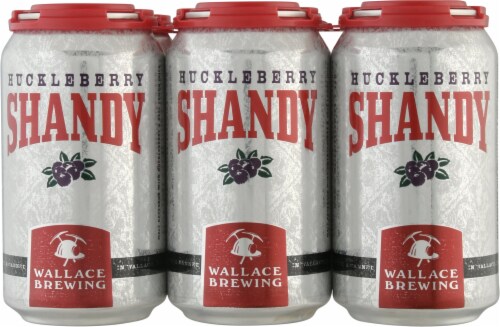 Wallace Brewing Seasonal Huckleberry Shandy Perspective: front