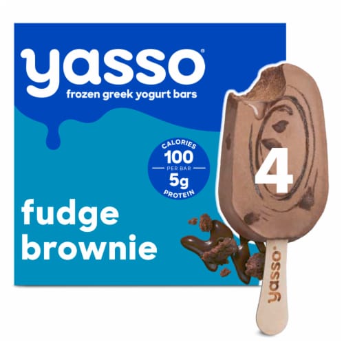 Yasso Fudge Brownie Frozen Greek Yogurt Bars 4 ct Foods Co