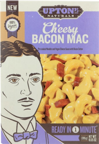 Upton's Naturals Vegan Ch'eesy Bacon Mac Noodles Perspective: front