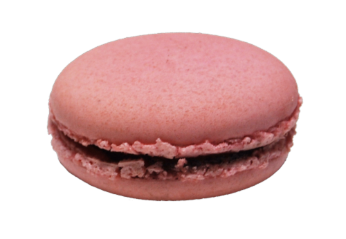 Duverger Raspberry French Macaron Perspective: front