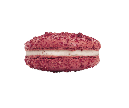 Duverger Red Velvet French Macaron Perspective: front