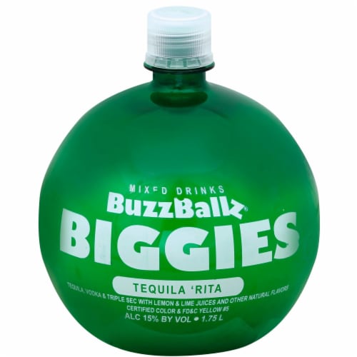 Buzzballz Biggies Tequila 'Rita Citrus Margarita Perspective: front
