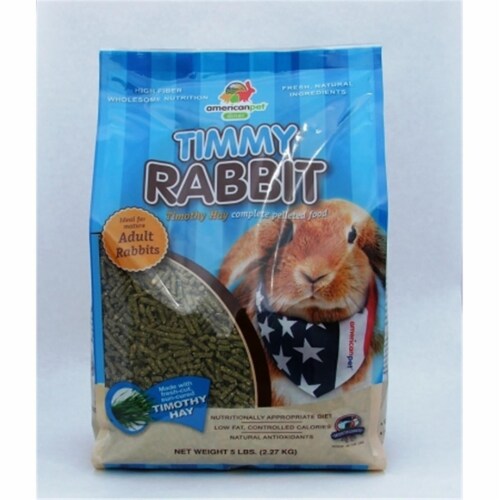 American Pet Diner 210 Timmy Rabbit Pellets 5lb Perspective: front