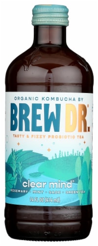 Brew Dr.® Kombucha Organic Clear Mind Kombucha Perspective: front