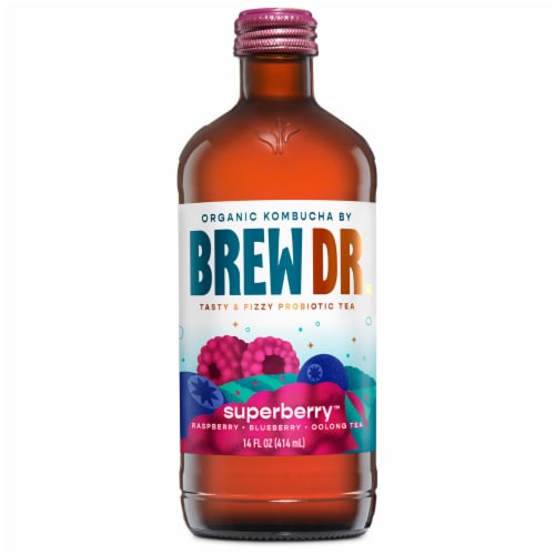 Brew Dr. Kombucha Organic Superberry Kombucha