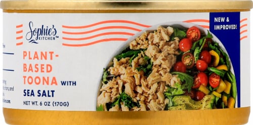 Sophie's Kitchen Plant-Based Toona with Sea Salt Perspective: front