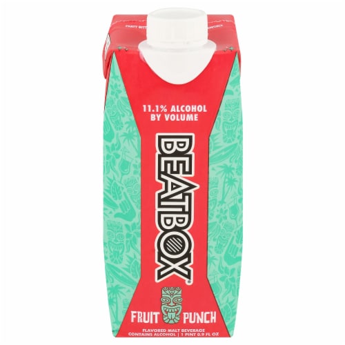 BeatBox Fruit Punch Flavored Malt Beverage Perspective: front