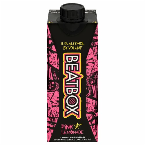 BeatBox Pink Lemonade Flavored Malt Beverage Perspective: front