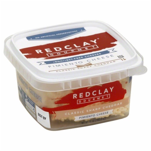 Red Clay Gourmet Classic Sharp Cheddar Pimiento Cheese Perspective: front