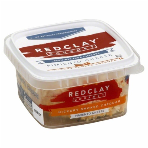 Red Clay Gourmet Hickory Smoked Cheddar Pimiento Cheese Perspective: front
