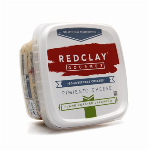 Red Clay Gourmet Flame Roasted Jalapeno Pimiento Cheese Perspective: front