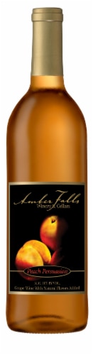 Amber Falls Winery & Cellars Peach Persuasion Tennessee Wine Perspective: front