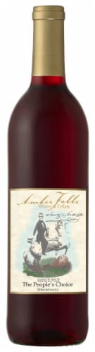 Amber Falls Winery & Cellars The People's Choice Blackberry Tennessee Wine Perspective: front