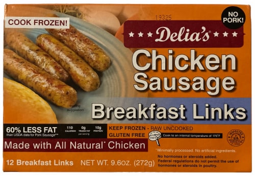 Delia's Chicken Sausage Breakfast Links