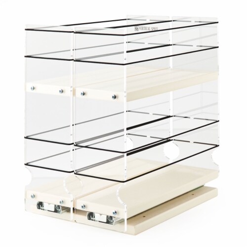 Vertical Spice 10.6 x 6.9 x 10.75 2 Drawer Tiered Cabinet Spice Rack Cream 1 Piece Fry s Food Stores