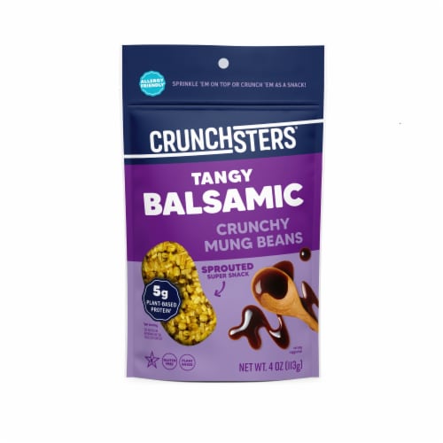 Crunchsters® Gluten Free Sprouted Smokey Balsamic Protein Snacks Perspective: front