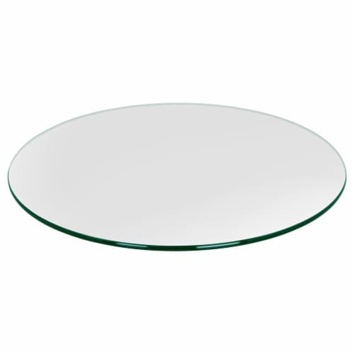 18 round glass discount table top