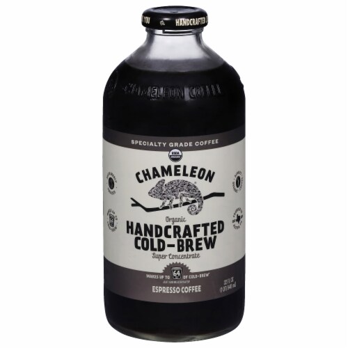 Chameleon Organic Espresso Cold Brew Coffee Concentrate Perspective: front