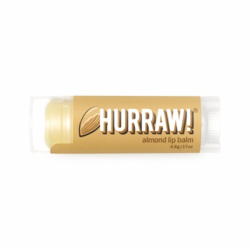 Hurraw! Balm  Lip Balm   Almond Perspective: front