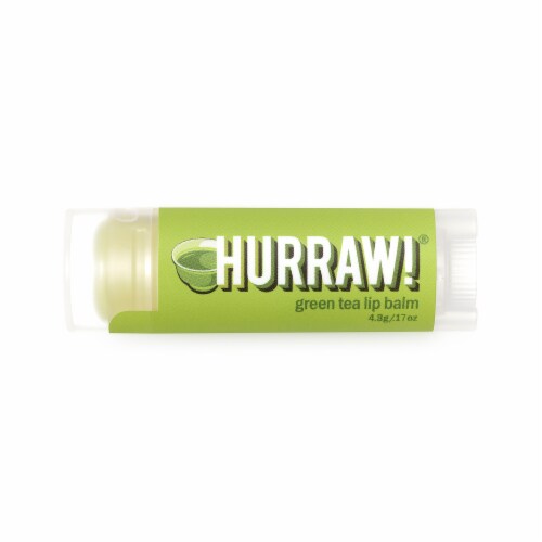 Hurraw! Balm  Lip Balm   Green Tea Perspective: front