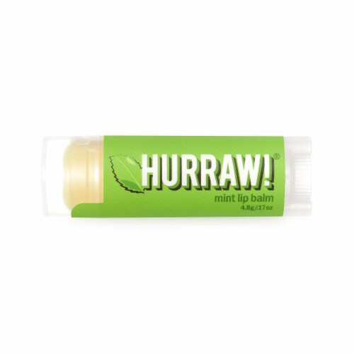 Hurraw! Balm  Lip Balm   Mint Perspective: front