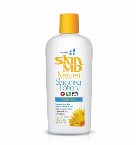 Skin MD Natural Shielding Sunscreen Lotion SPF 15 Perspective: front