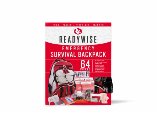 Wise Company 5-Day Survival Backpack - Red Perspective: front