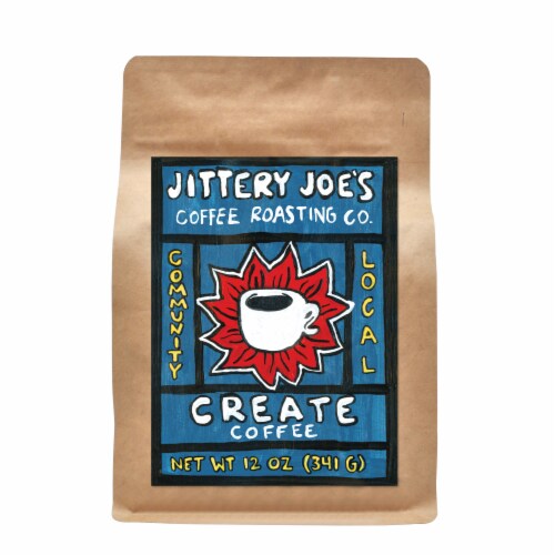 Jittery Joe's Create Coffee Medium Roast Ground Coffee Perspective: front