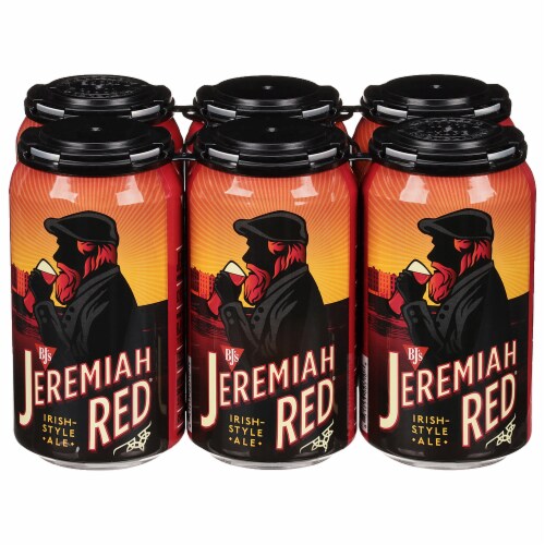 BJ's Brewhouse Jeremiah Red Irish Style Ale Perspective: front