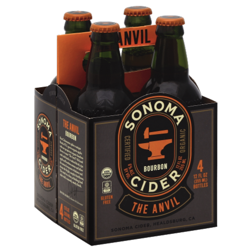 Sonoma Cider The Anvil Bourbon Perspective: front