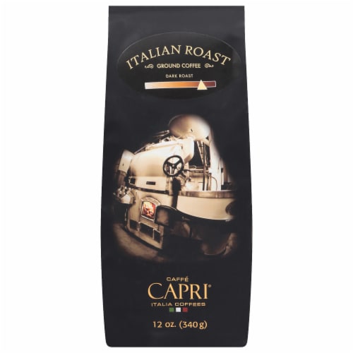 Caffe Capri® Italian Roast Dark Roast Ground Coffee Perspective: front