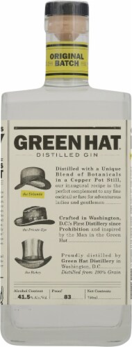 Green Hat® Original Distilled Gin Perspective: front