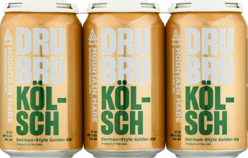 Dru Bru Kolsch German-Style Golden Ale Perspective: front