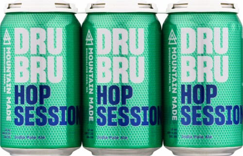 Dru Bru Hop Session IPA Beer Perspective: front
