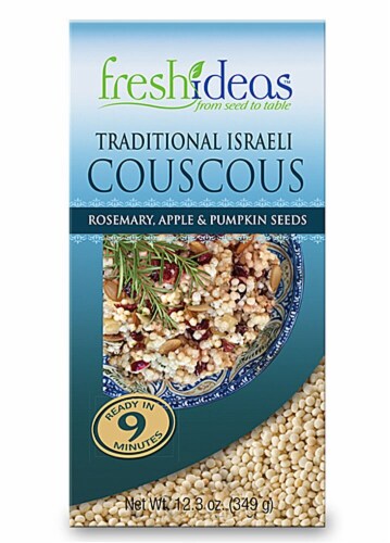 FreshIdeas Rosemary Apple & Pumpkin Seeds Traditional Iraeli Couscous Perspective: front