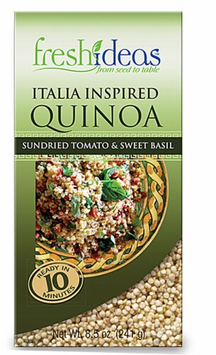 FreshIdeas  Italia Inspired Quinoa with Sundried Tomatoes & Sweet Basil Perspective: front
