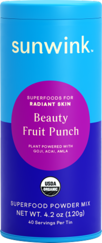 Sunwink™ Beauty Fruit Punhc Superfood Powder Mix Perspective: front