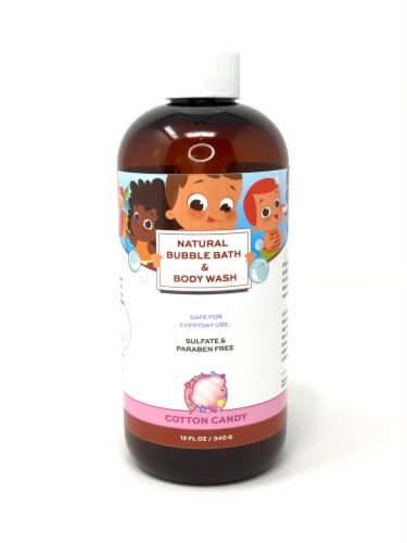 Punkin Butt Soft and Bubbly Bubble Wash 12 oz - Cotton Candy Perspective: front