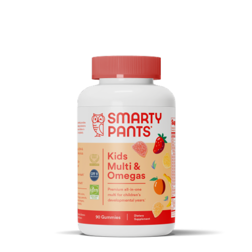 SmartyPants® Kids Multi & Omegas Gummies Perspective: front