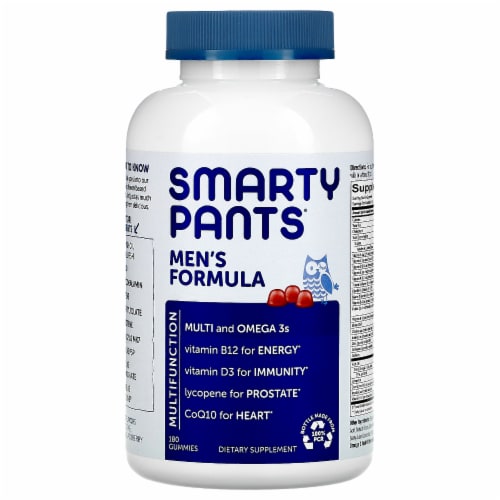 SmartyPants  Men's Complete Formula Multivitamin Perspective: front