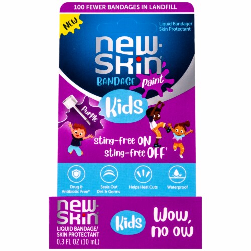 New Skin® Kids Liquid Bandage & Skin Protection Paint - Purple Perspective: front