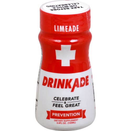 Drink Ade Limeade Flavor Dietary Supplement Perspective: front