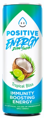 Positive® Energy Tropical Bliss Immunity Boosting Energy Drink Perspective: front