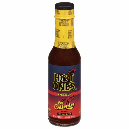 Hot Ones™ Los Calientes Barbacoa Hot Sauce Perspective: front